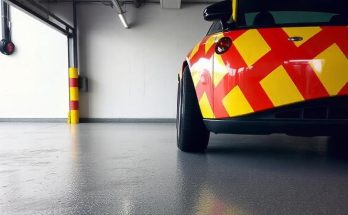 slippery garage floor