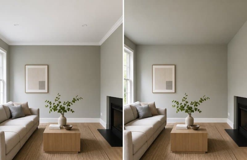 Carry Wall Color On Ceiling