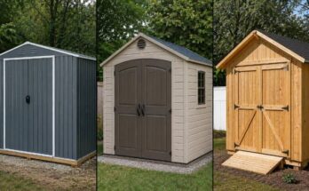 Metal vs Plastic vs Wood Shed